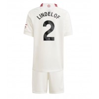 Echipament fotbal Manchester United Victor Lindelof #2 Tricou Treilea 2023-24 pentru copii maneca scurta (+ Pantaloni scurti)